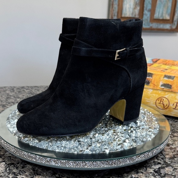 Bella Vita felicity Black suede Ankle Booties NWT 10N - Picture 6 of 15